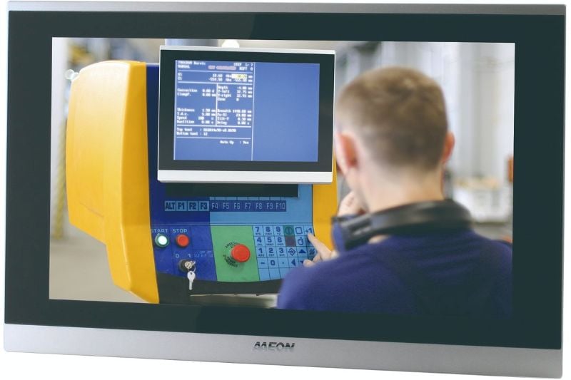 The OMNI-ADN series of HMI panel PCs feature a modular design that
enables users to upgrade parts or scale up display size when needed.